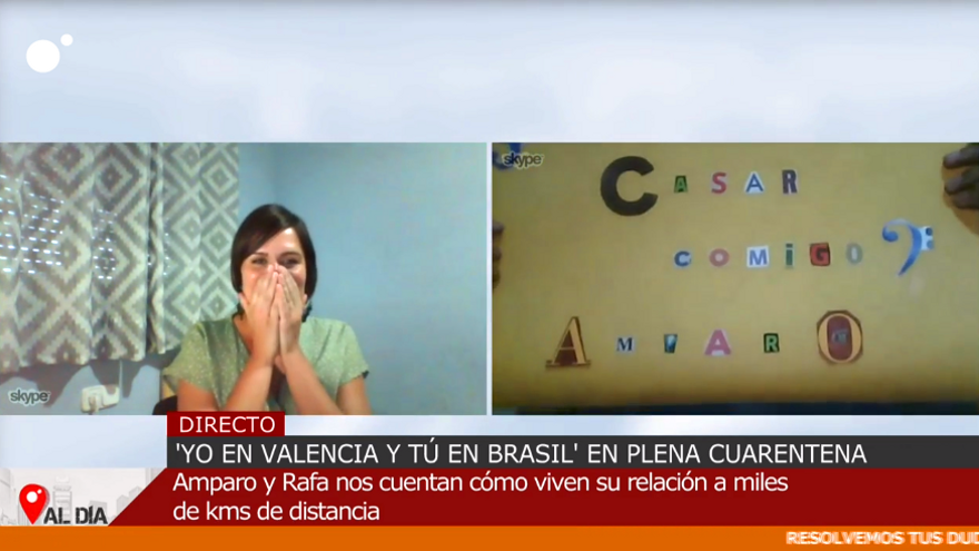 Petición de matrimonio en 'Cuatro al día'