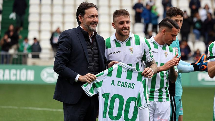 Antonio Casas, otro cordobés en el club de los 100 del Córdoba CF
