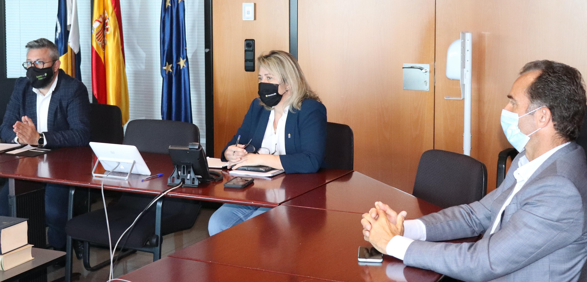 Un momento de la reunión.