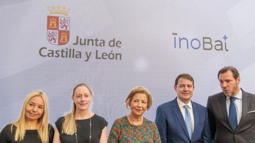 El Ministerio, el Ayuntamiento, la Junta y la empresa INOBAT firman los convenios para la fábrica de baterías en Valladolid