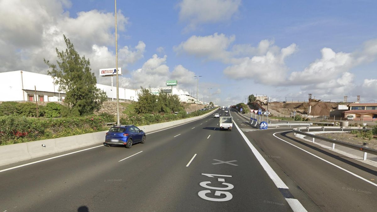 GC-1, a la altura de Ojos de Garza.