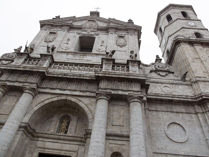 Fachada de la Catedral de Valladolid.