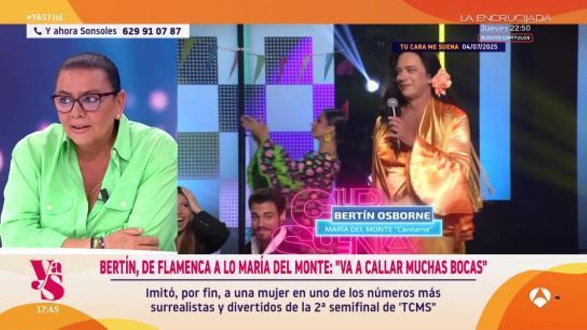 María del Monte en 'Y ahora Sonsoles'