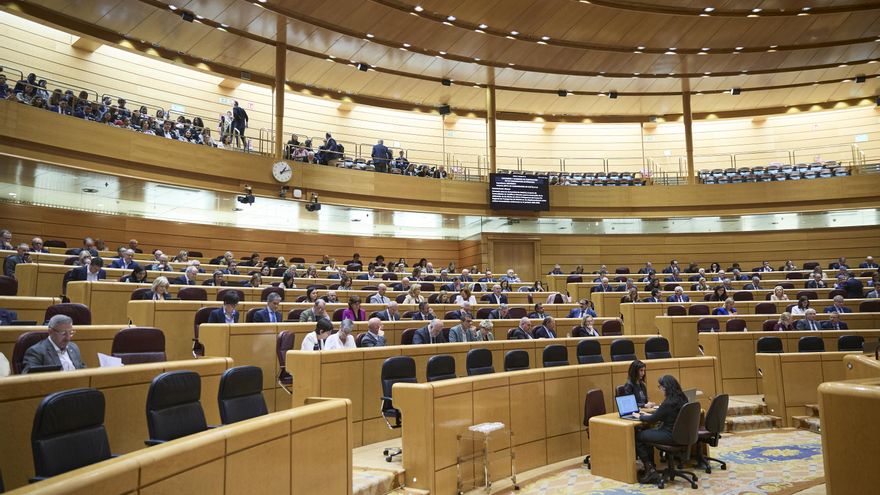 El hemiciclo del Senado en imagen de archivo.