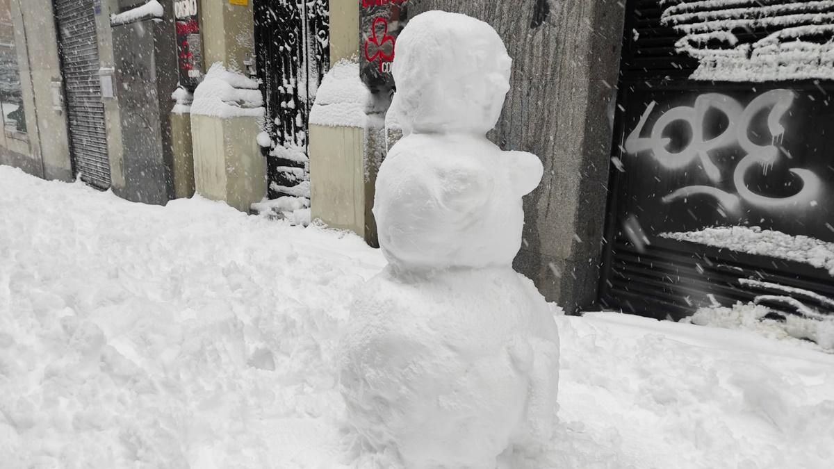 Muñeco trans en calle Reina