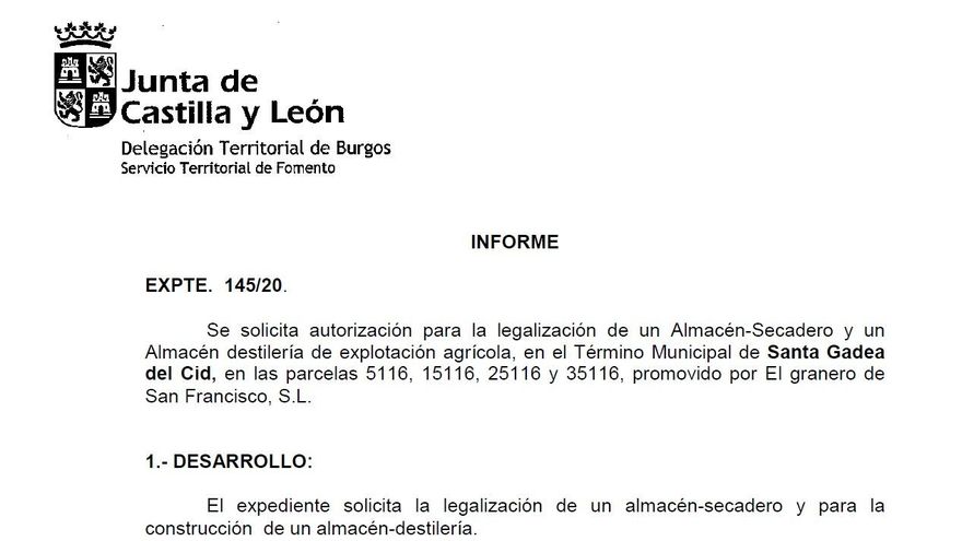 La Junta de Castilla y León oculta que una de las empresas de Borja Suárez desarrollaba un uso prohibido en suelo rústico protegido