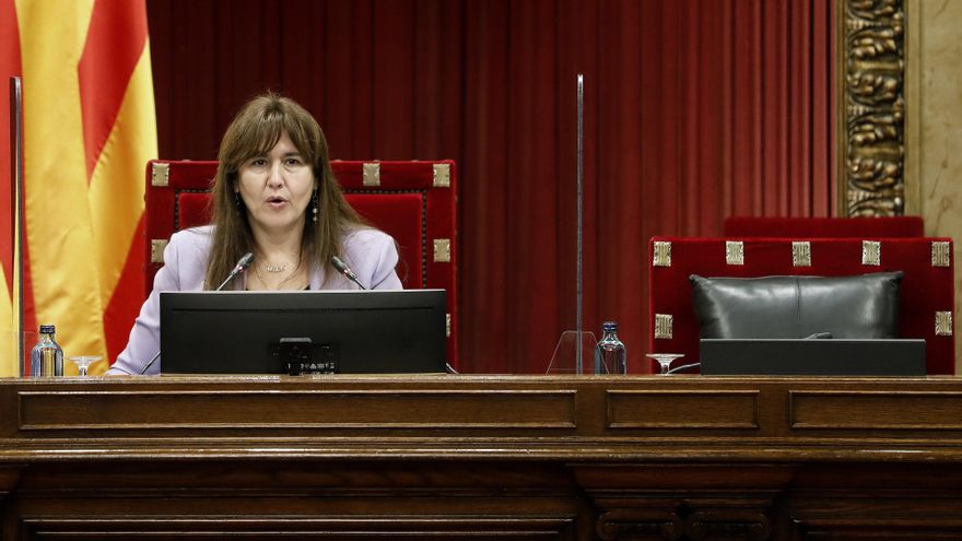 Imagen de archivo la presidenta de la cámara catalana, Laura Borràs. EFE/Andreu Dalmau