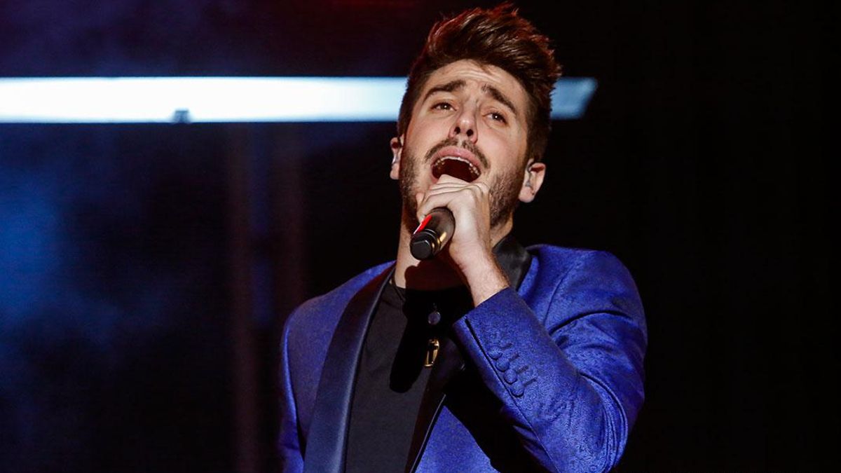 El cantante Antonio José en un concierto en la Axerquía | ÁLEX GALLEGOS