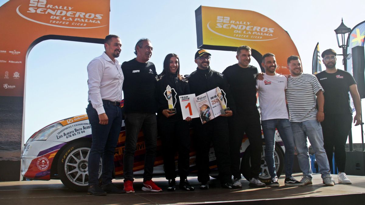 El Ayuntamiento de Villa de Mazo celebra el triunfo de Mónica Brito en el 52 Rally Senderos de La Palma