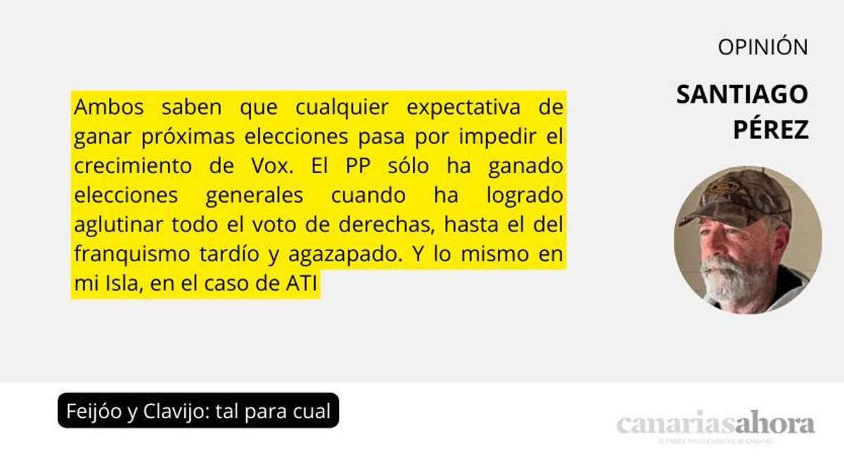 Feijóo y Clavijo: tal para cual