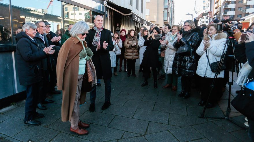 El homenaje al ex rector y senador por León Miguel Cordero del Campillo.