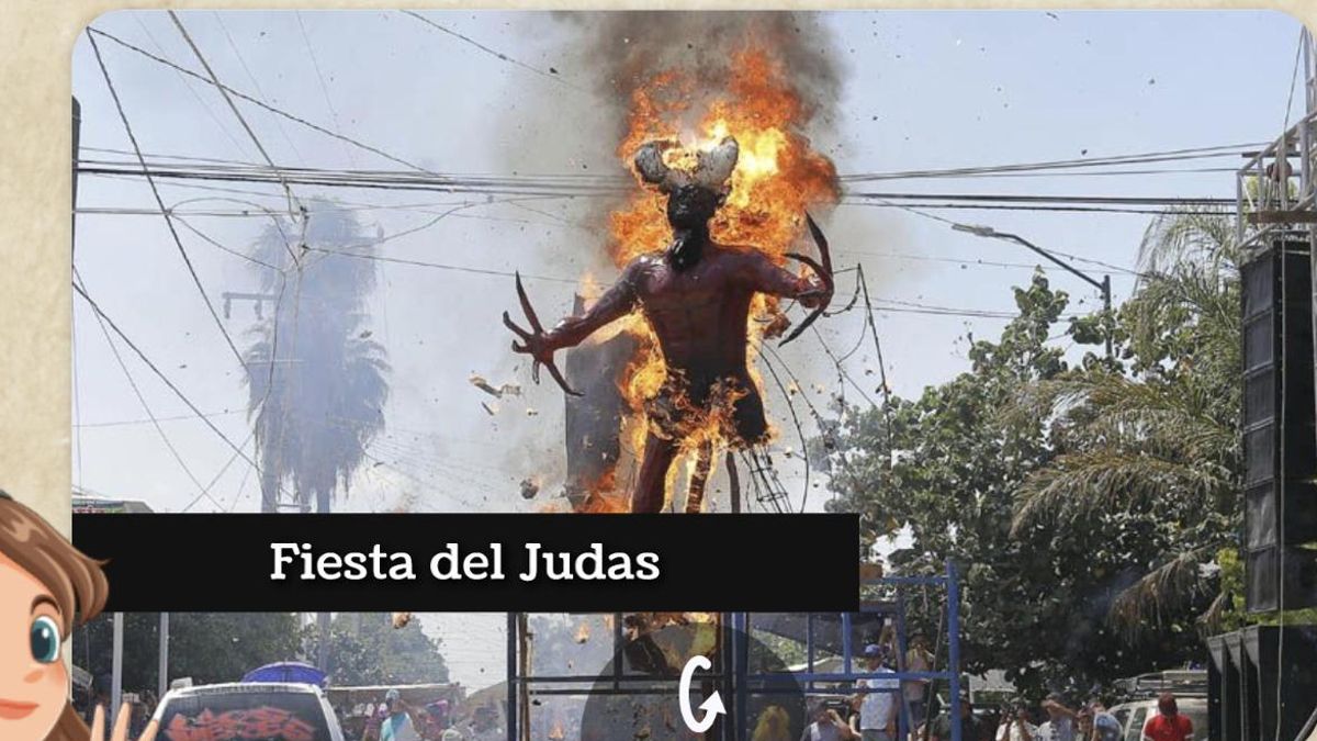 Supuesta 'fiesta de Judas' de Sahagún, según el portal de Educación.