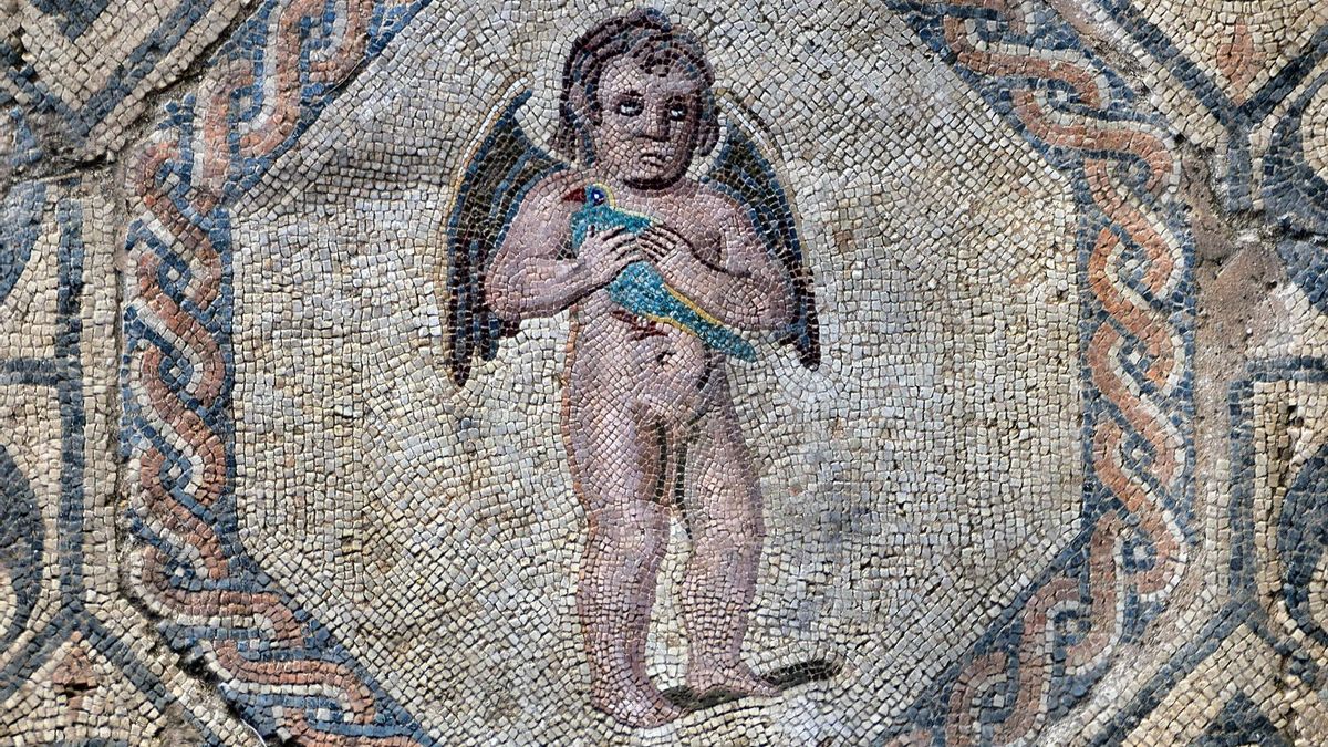 Mosaicos de gran calidad en la Domus del Mitreo de Mérida.