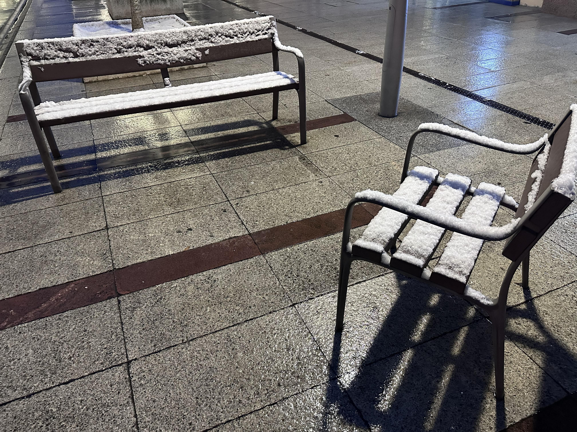 Postales de León nevado: las imágenes que deja la primera nevada del año en la capital