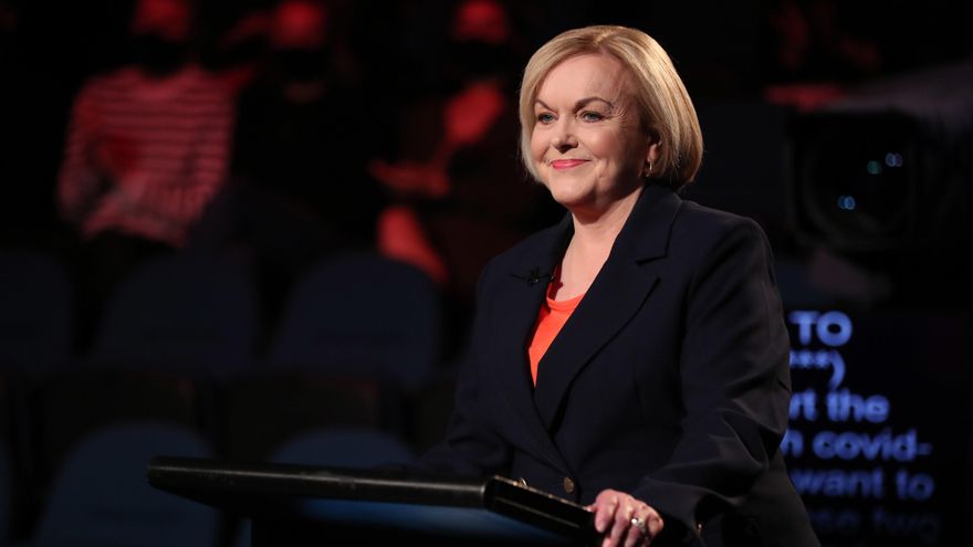 Judith Collins, líder del Partido Nacional de Nueva Zelanda.