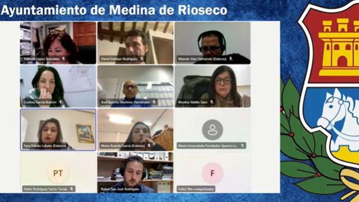 Pleno telemático del Ayuntamiento de Medina de Rioseco.