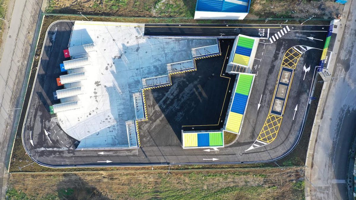 Vista aréa de la planta de residuos de Noreña.