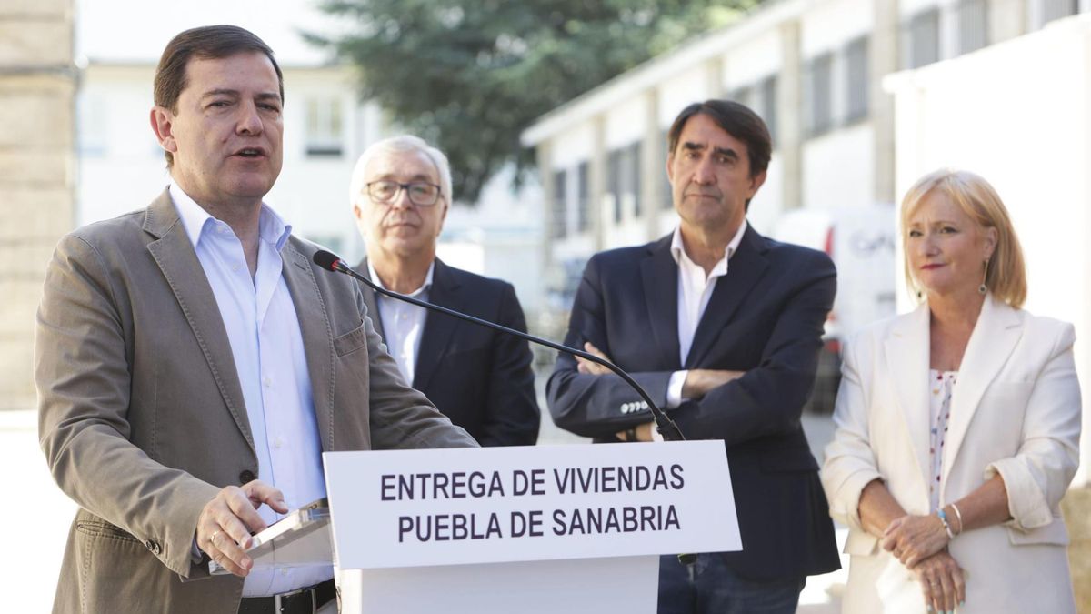 El presidente de la Junta de Castilla y León, Alfonso Fernández Mañueco