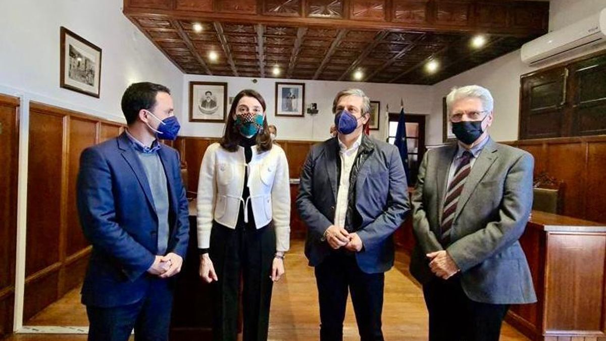 Reunión de ASPROCAN con la ministra de justicia en La Palma