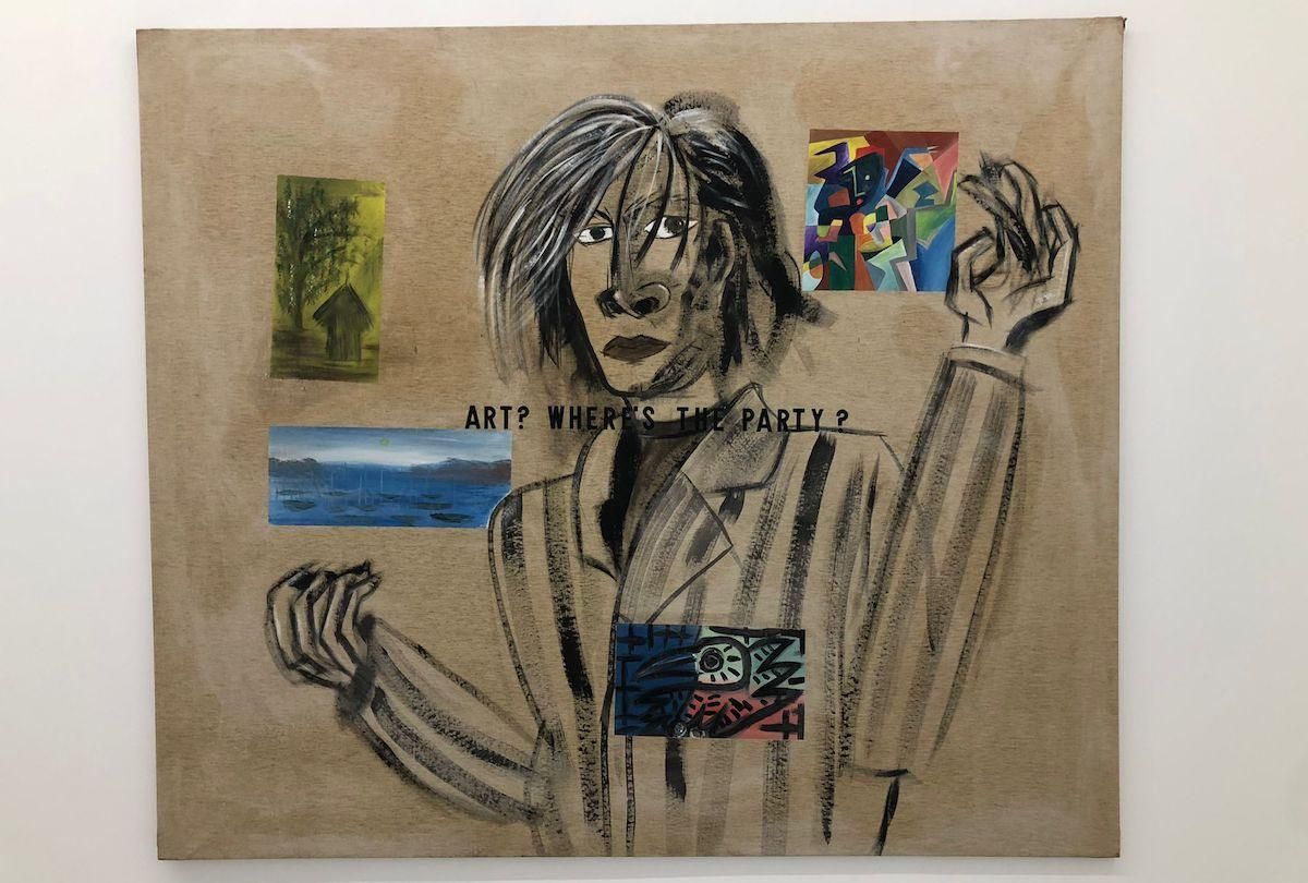 Una de las obras de Rafael Agredano en el CAAC.