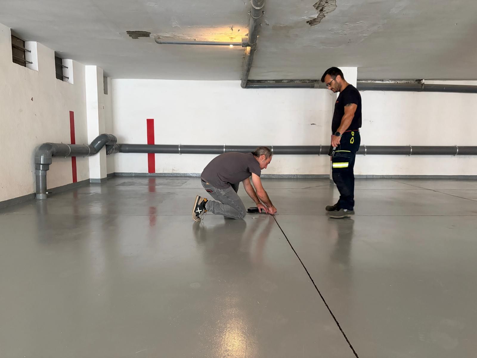 Tubería para evacuar gases en edificios de Puerto Naos. BORJA FRUTOS VÁZQUEZ/CSIC