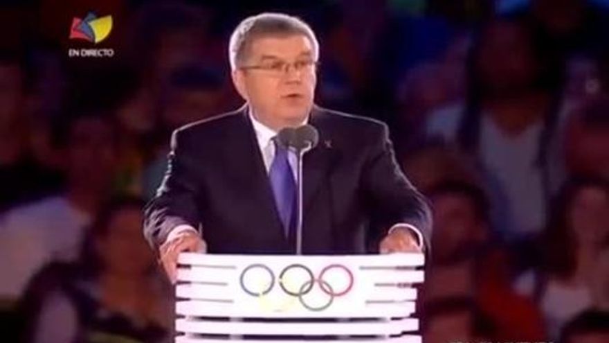 Así tradujo 'libremente' una televisión venezolana el discurso del presidente del COI
