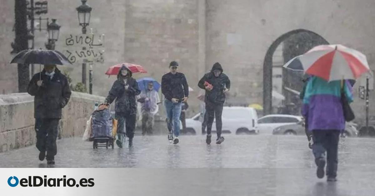 València suspende las clases en zonas inundables y en las pedanías afectadas por la dana por la alerta naranja por lluvias