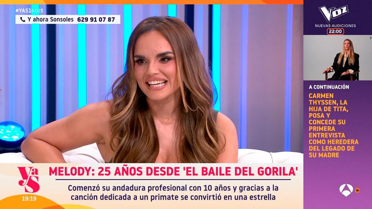 Melody cuestiona las críticas tras Eurovisión un año después: "En pasillos me decían cosas divinas y en plató no"