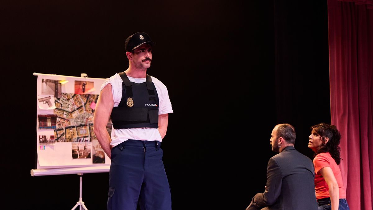 Un momento de la representación de 'Casi ninguna verdad'