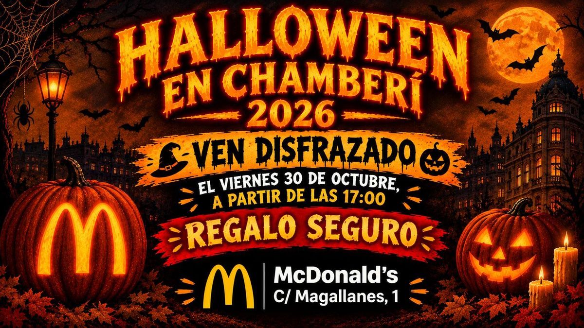 McDonald's Magallanes se suma al truco o trato de Chamberí en Halloween con regalos para los que acudan disfrazados