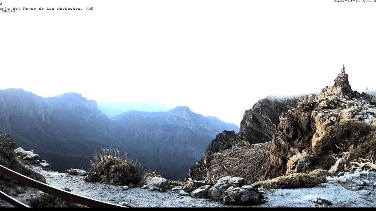 Probables heladas ese domingo en las cumbres de La Palma