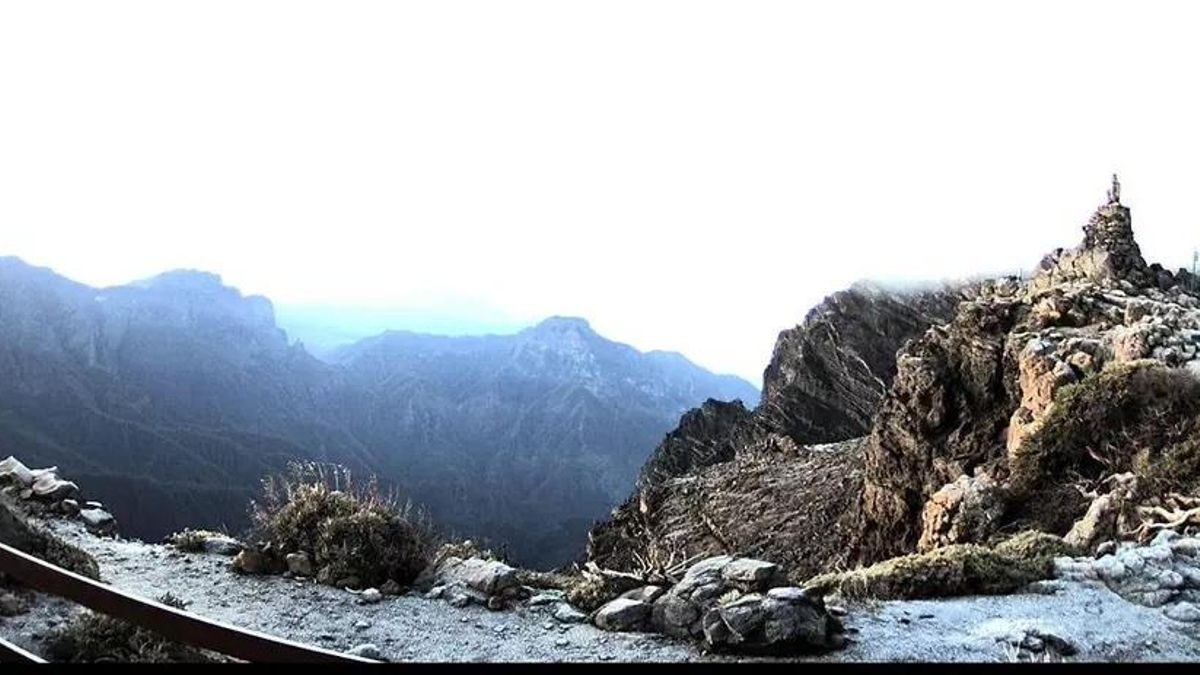 Probables heladas ese domingo en las cumbres de La Palma