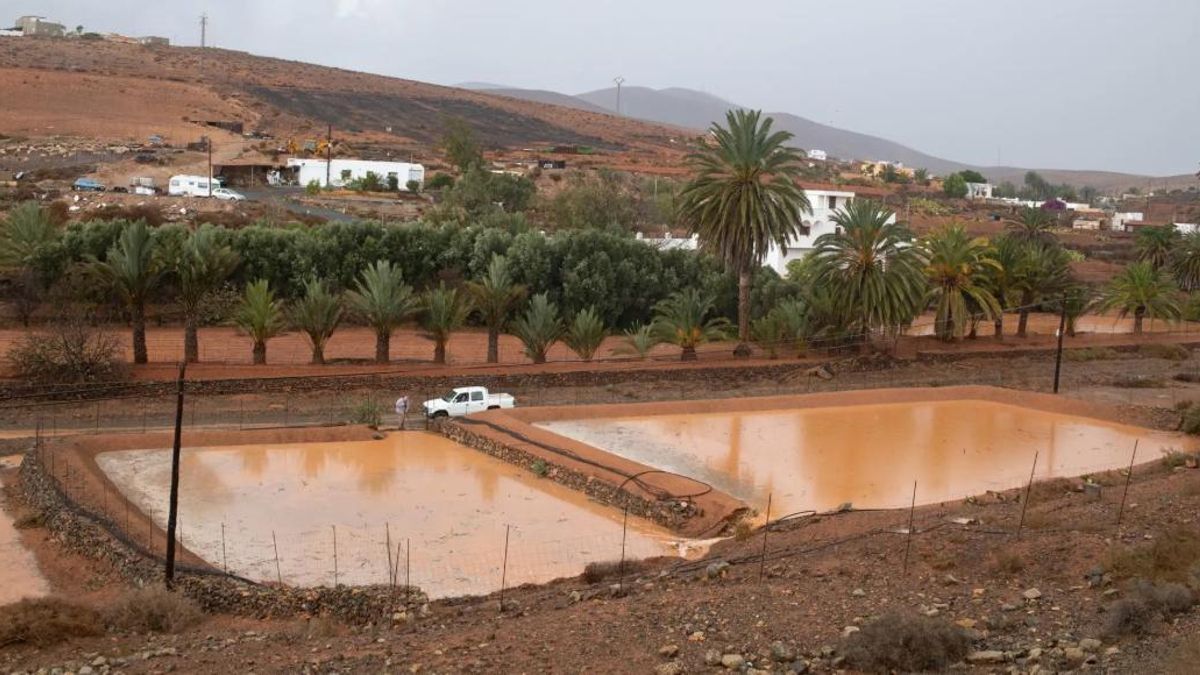 Lluvias y posibles rachas de viento "muy fuertes" para empezar la semana en Canarias