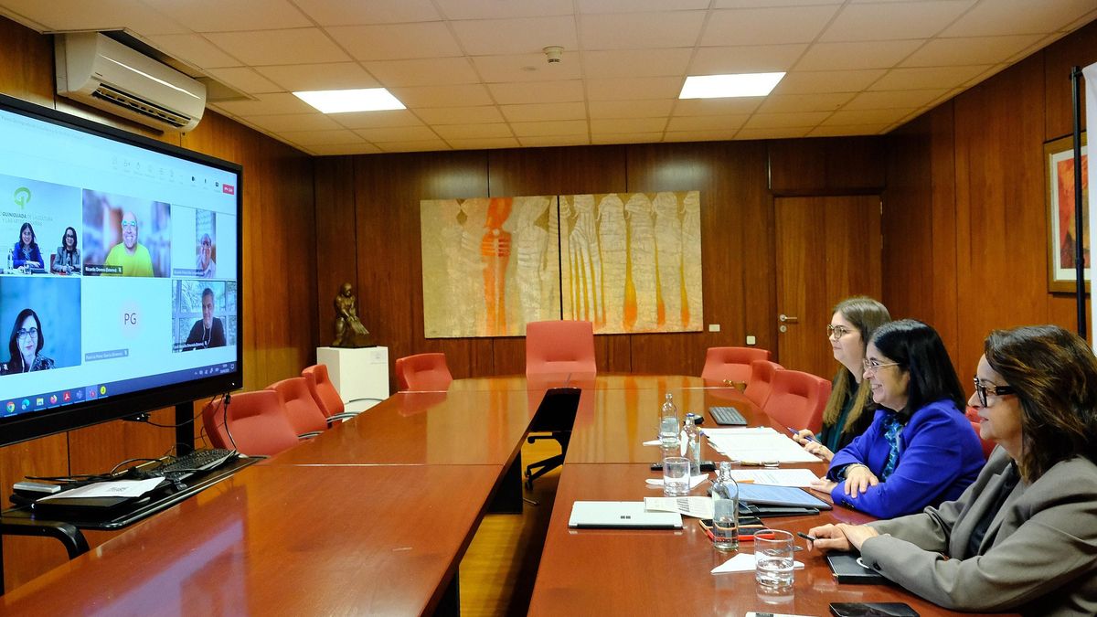 Constitución del jurado del concurso de proyectos del Paseo Guiniguada en Las Palmas de Gran Canaria.