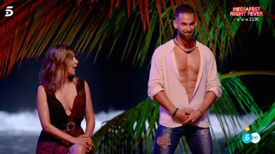 Aitor, frente a Andreu en 'La isla de las tentaciones 5'