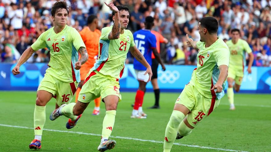 El fútbol da una de las últimas alegrías olímpicas a TVE, con un 35% y 2,8 millones de oro para el Francia-España