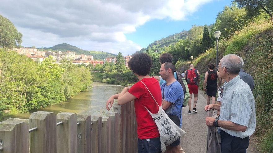 Ekologistak Martxan presenta a las administraciones vascas un plan para renaturalizar el río Nervión en Bilbao