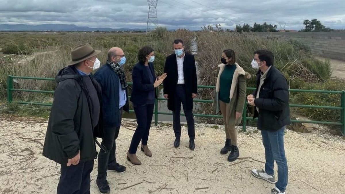 Visita a la desembocadura del Vinalopó en Elche.