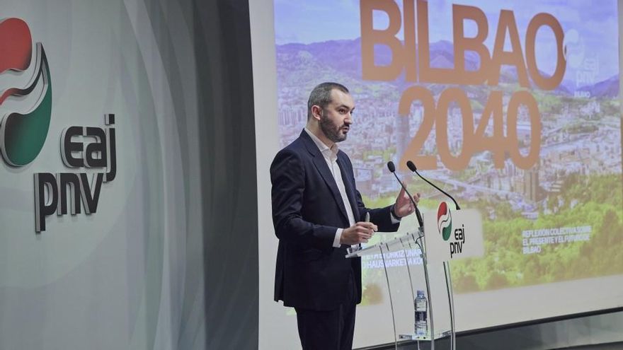 El asesor de Pradales y dirigente del PNV vizcaíno Mikel Hidalgo, de 33 años, propuesto como candidato en Bilbao