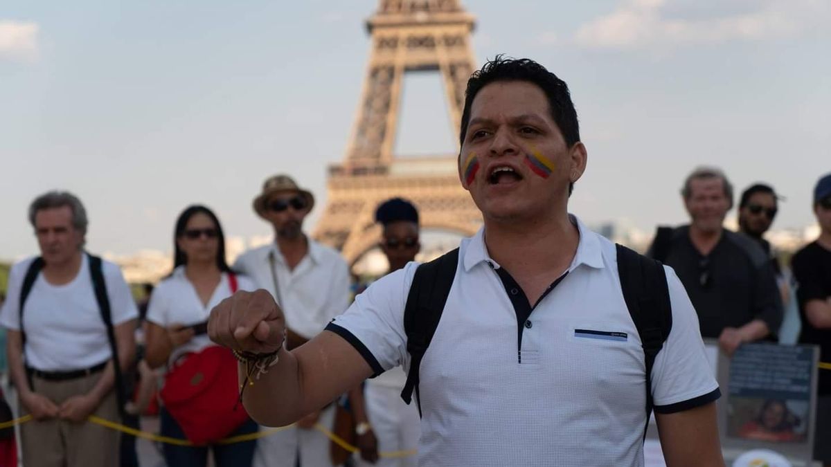 Gener Usuga, candidato a la Cámara de Representantes de Colombia en el exilio.