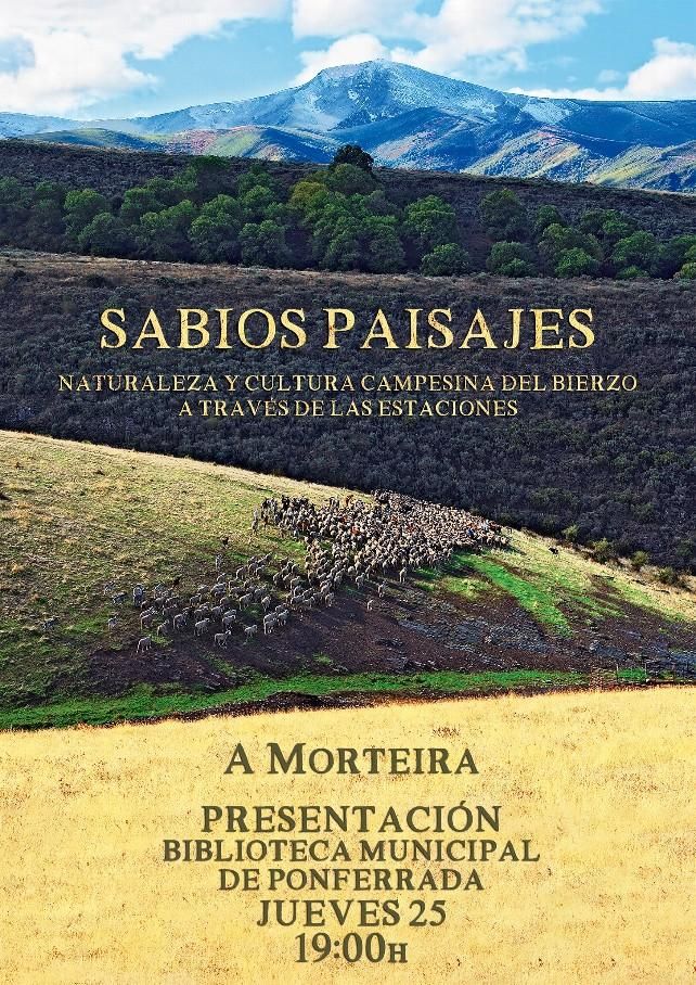 Portada del libro 'Sabios paisajes. Naturaleza y cultura campesina del Bierzo a través de las estaciones'.