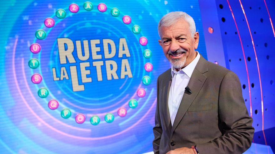 Carlos Sobera estrena 'Rueda la letra' con un ojo en la guerra judicial por 'El Rosco' y 'Pasapalabra': "Nadie quiere perder lo que cree que le pertenece"