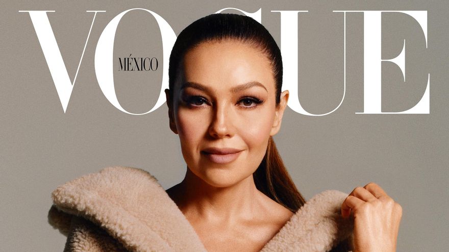 Thalía cumple con su sueño de protagonizar una portada de "Vogue"