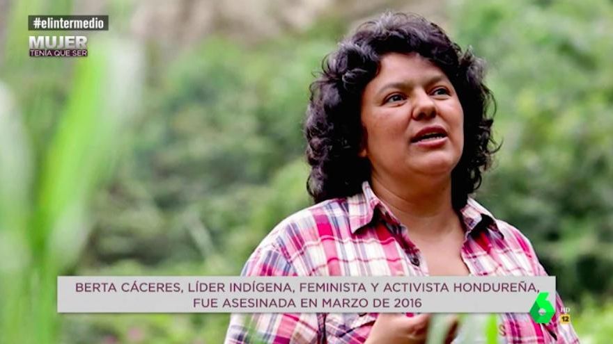 Berta Cáceres, líder indígena asesinada