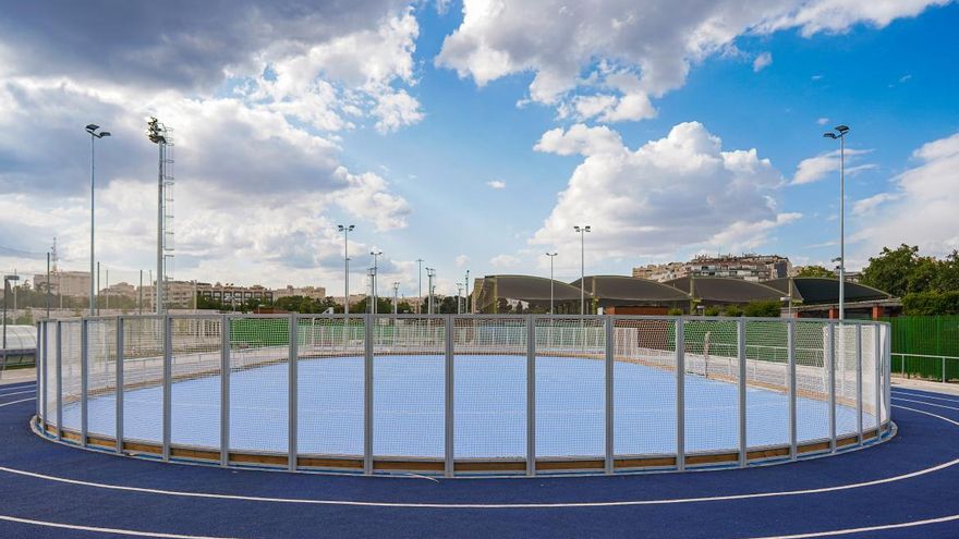 La pista de patinaje