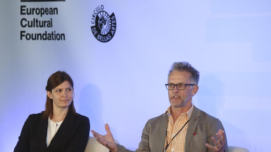 Mark Rice-Oxley, executive editor for Membership at The Guardian and Federica Cherubini, head of Innovation at Reuters Institute for the Study of Journalism