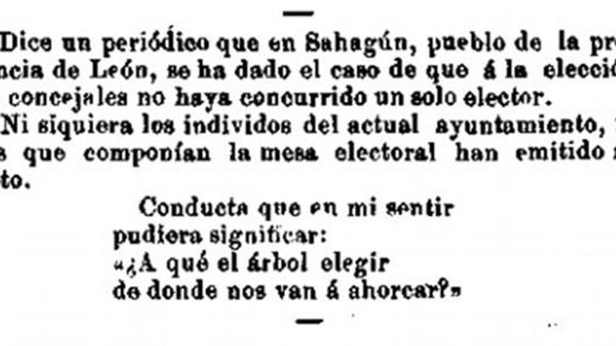 ‘El Motín’, afinaba un poco más en su reflexión. / Sahagundigital.com