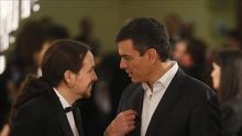 Pablo Iglesias y Pedro Sánchez.
