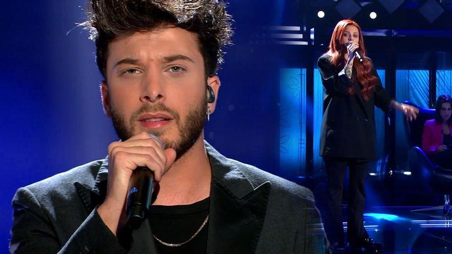 Así fueron las actuaciones eurovisivas de Blas Cantó y la búlgara Victoria George en el plató de 'Rocío'