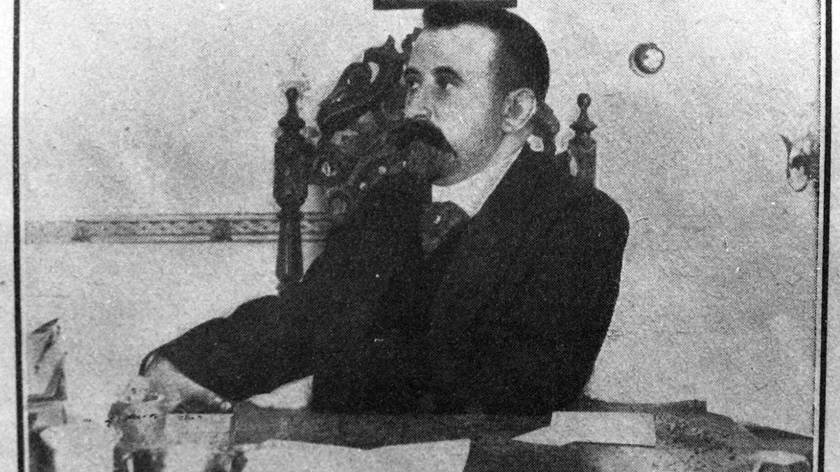 Emilio Menéndez Pallarés en el juicio a José Nakens.